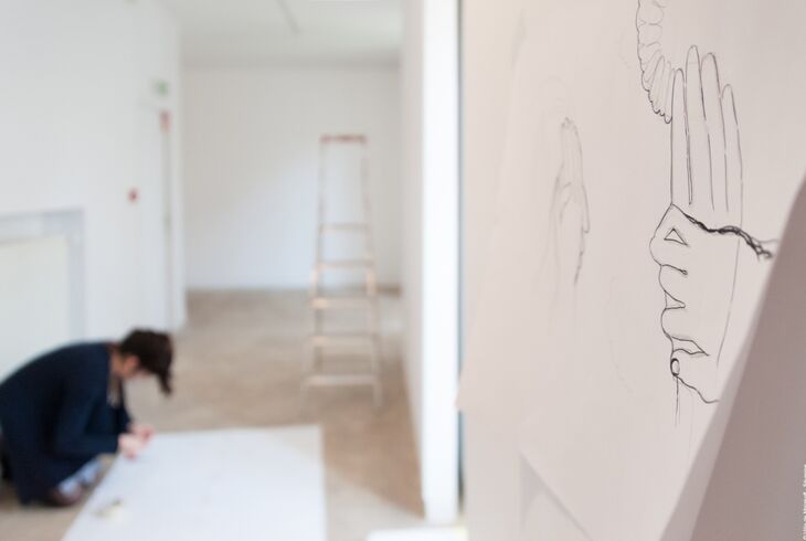 photo du workshop à la maison des arts