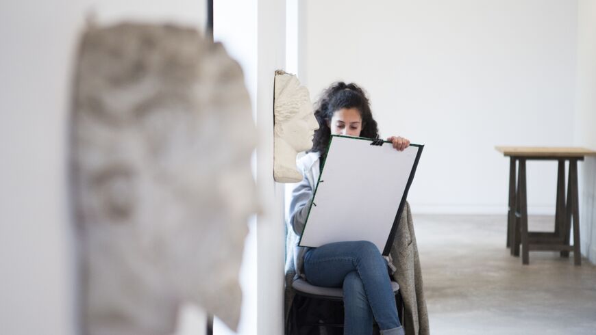 photo d'un participant au workshop dessin